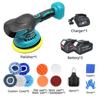 PATUOPRO 5000RPM 150MM Cordless Car Polisher 6 Gears Of Speeds Adjustable Home Electric Polishing Machine For Makita 18V Battery 1