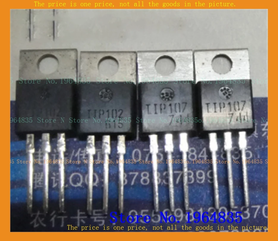 

2pcs/lot=a pair TIP102 TIP107