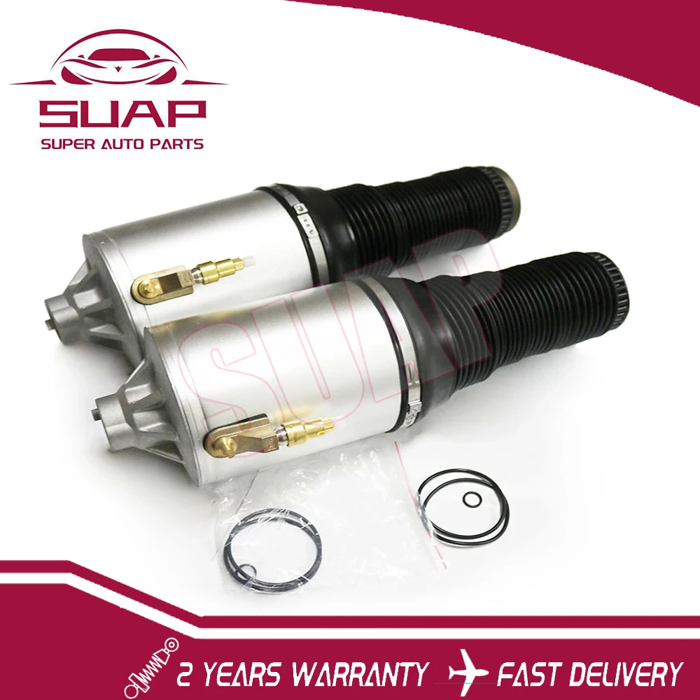 2Pcs Anteriore Air Shock Bag Sospensione Molla Pneumatica Air Ride Air Strut Per Vw Phaeton Bentley Gt Flying Spur 3 D0616040 3 D0616039