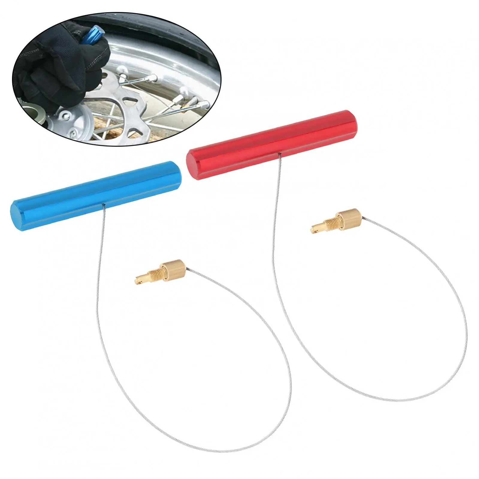 

Motorcycle Tire Valve Stem Fishing Tool Aluminum Alloy Slve Stem Puller Installer Tools with Valve Core Remover