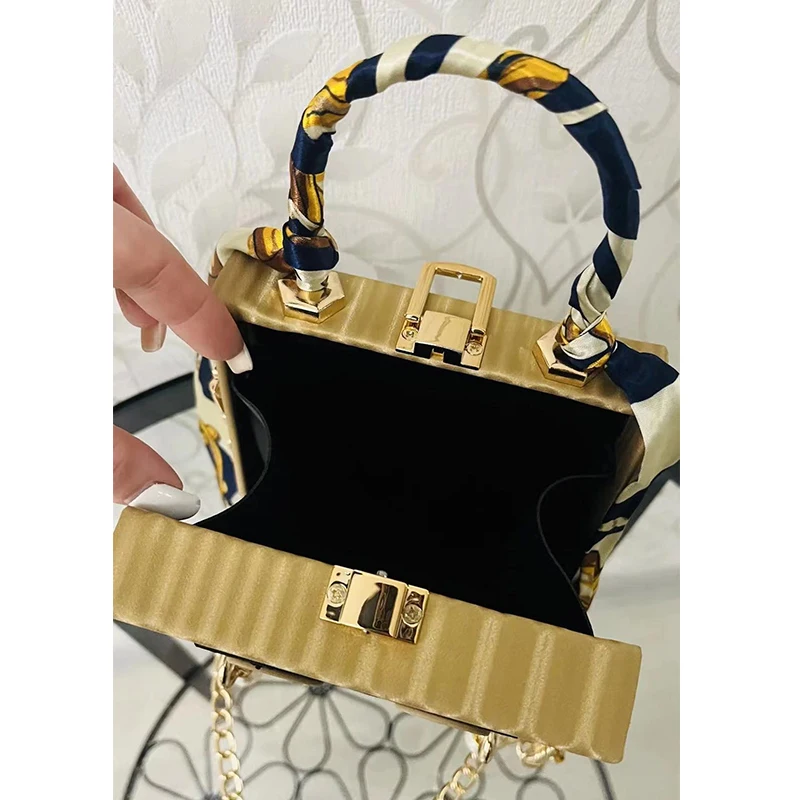 Evening Bags for Women 2023 New Fashionable Leather Shoulder Bag Woman Hard High Quality Hip Hop Party Luxury Designer Handbag