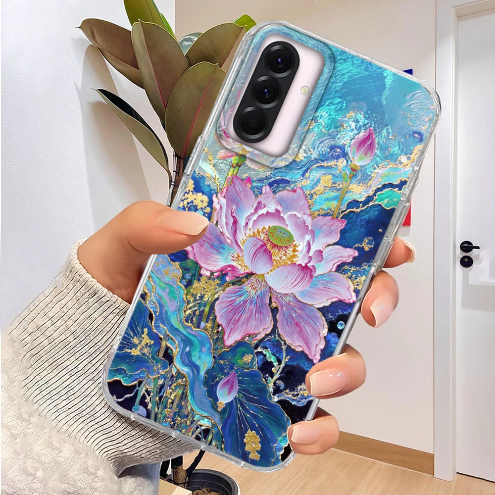 Elegant Pink Lotus Floral Phone Case