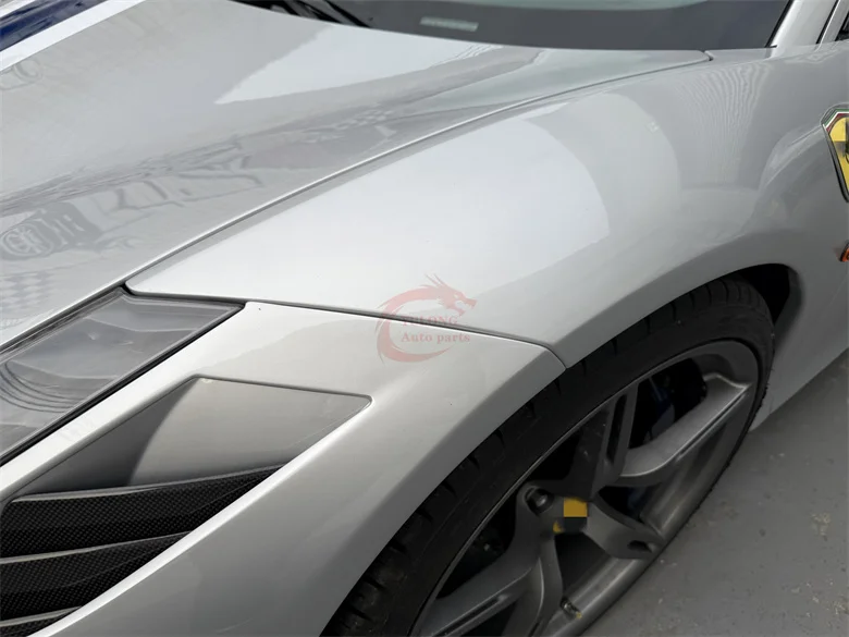 Speciale Style Dry Carbon Fiber Body Kit Front Bumper Rear Bumper Hood Side Skirts Exhaust Pipe for Ferrari 458 Italy