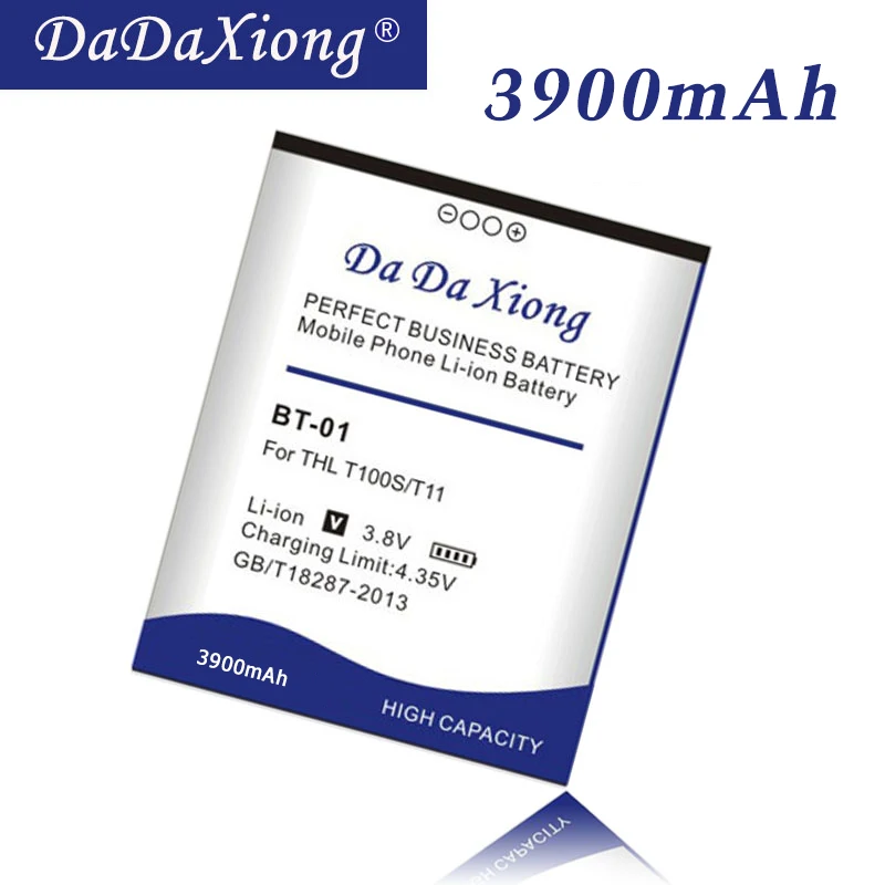 

DaDaXiong, высокая емкость 3900 мАч, фотоаккумулятор для мобильного телефона THL T100S T11