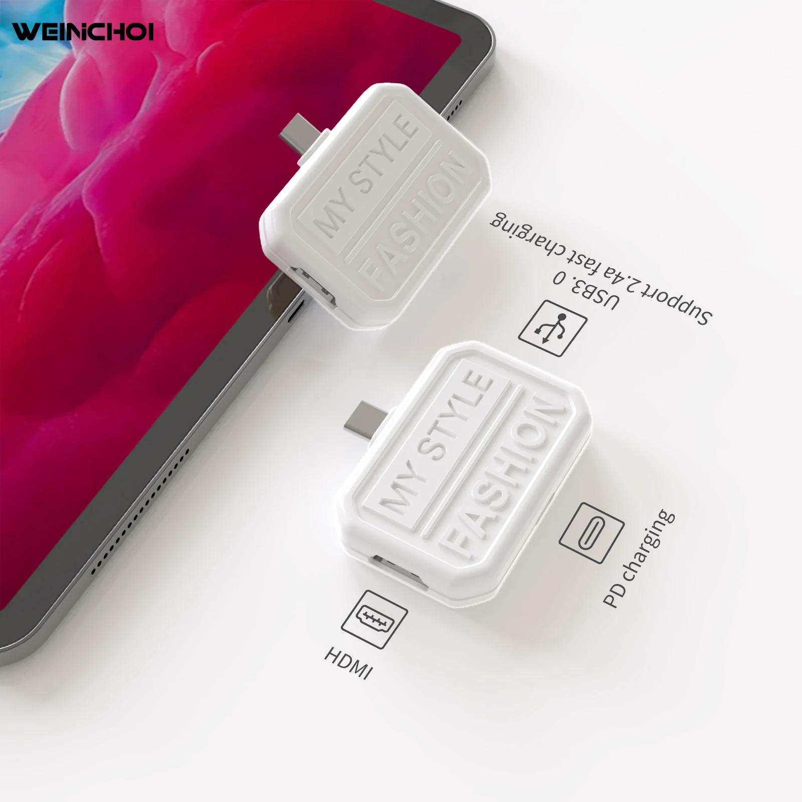 

Док-станция USB Type-C на HDMI, 3 в 1, USB 3,0
