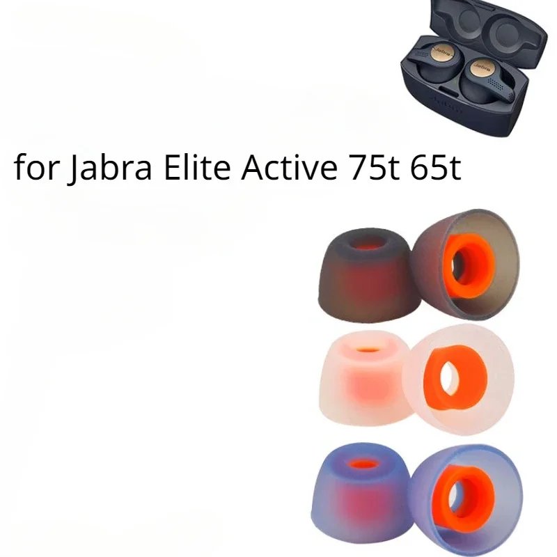 

Eartips for JBL Jabra Elite Active 75t 65t Silicone Eartips Earphone Cover Earcaps Earbuds Bluetooth Earbuds Soft Adhesive