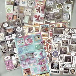 Kawaii Cartoon Sticker Set - Cute Korean Ins Style for Phones, Luggage, Journals & Gifts (B)