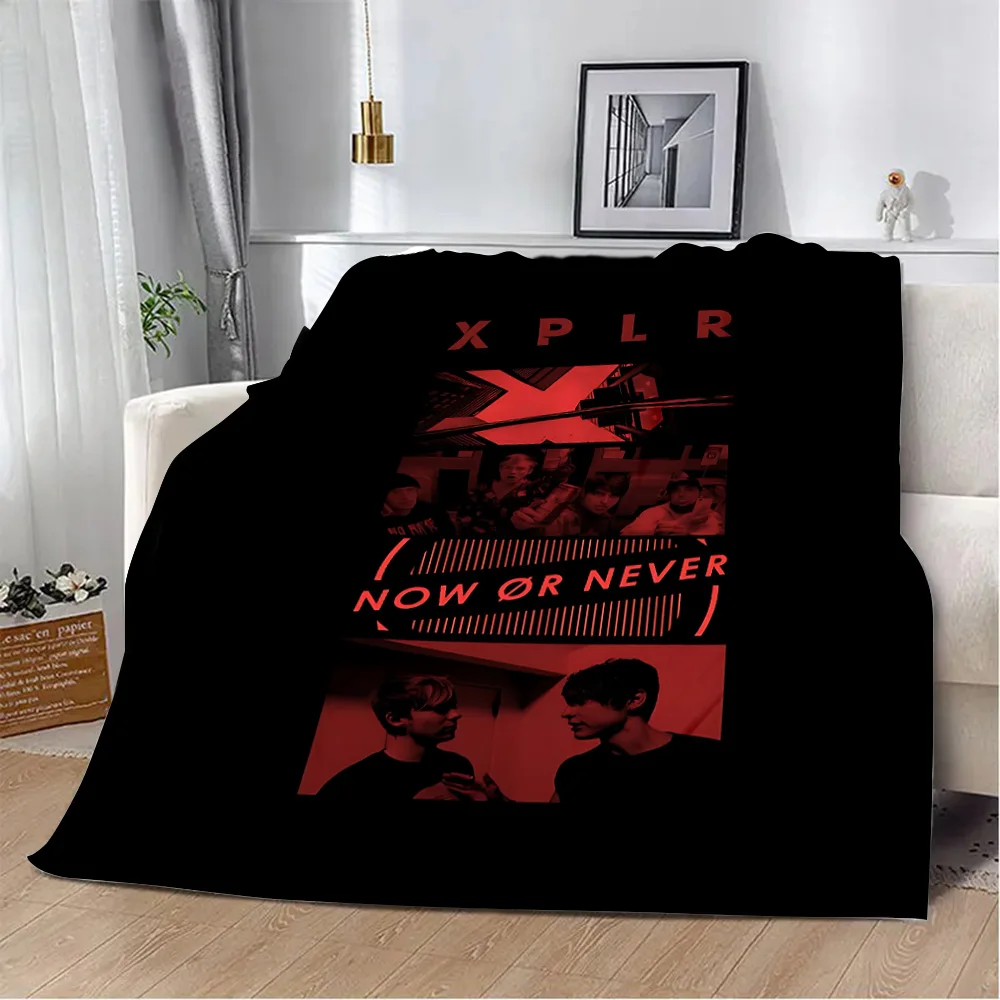 Printed Blanket Sam and Colby XPLR Picnic Blankets Warm Blanket Soft and Comfortable Blanket Home Travel Birthday Gift 5