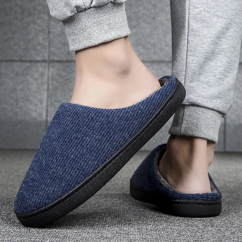 Winter Warm Fur Plush Non Slip Indoor Female House Room Shoe Man Male Lazy Footwear Bedroom Classic Fuzzy Home Slipper Women