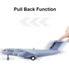 17CM C-17 Globemaster III Airplane Model Toy Pull Back Military Transport Aircraft Models Creative Decorations Boys Kids Gifts 4