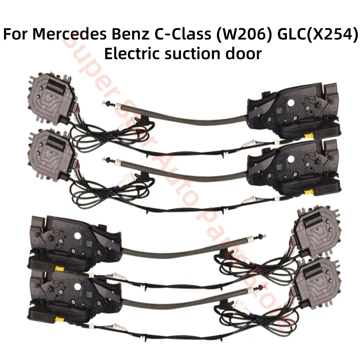 메르세데스-벤츠 C-클래스 W206 GLC X254 GLB W247 전동 흡착 도어 소프트 도어 클로징 자동차 액세서리 지능형 핀치 방지