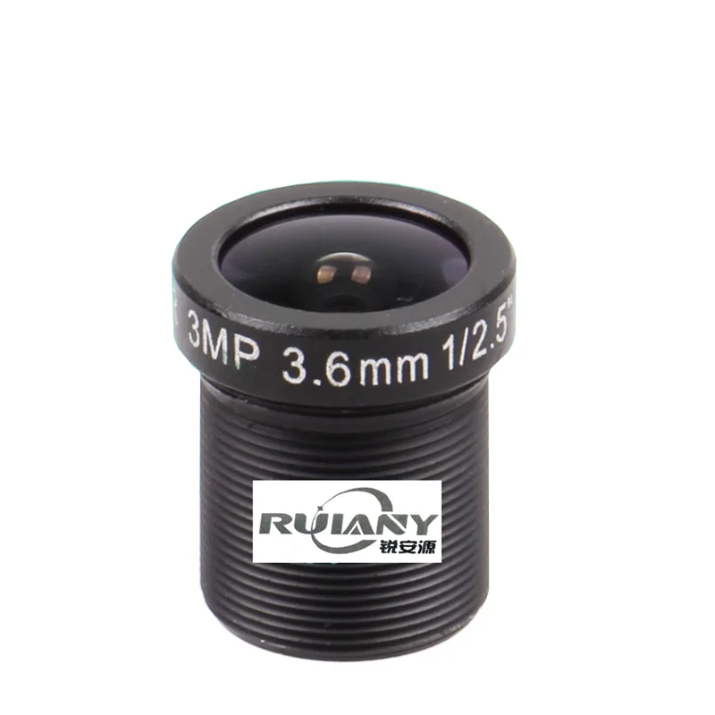 

3.6mm 3-megapixel 1/2.5-inch M12 interface digital HD surveillance camera accessory lens