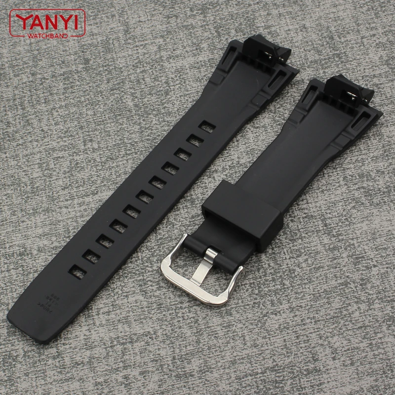 Waterproof Sports Silicone Rubber Watchband - Men's Strap