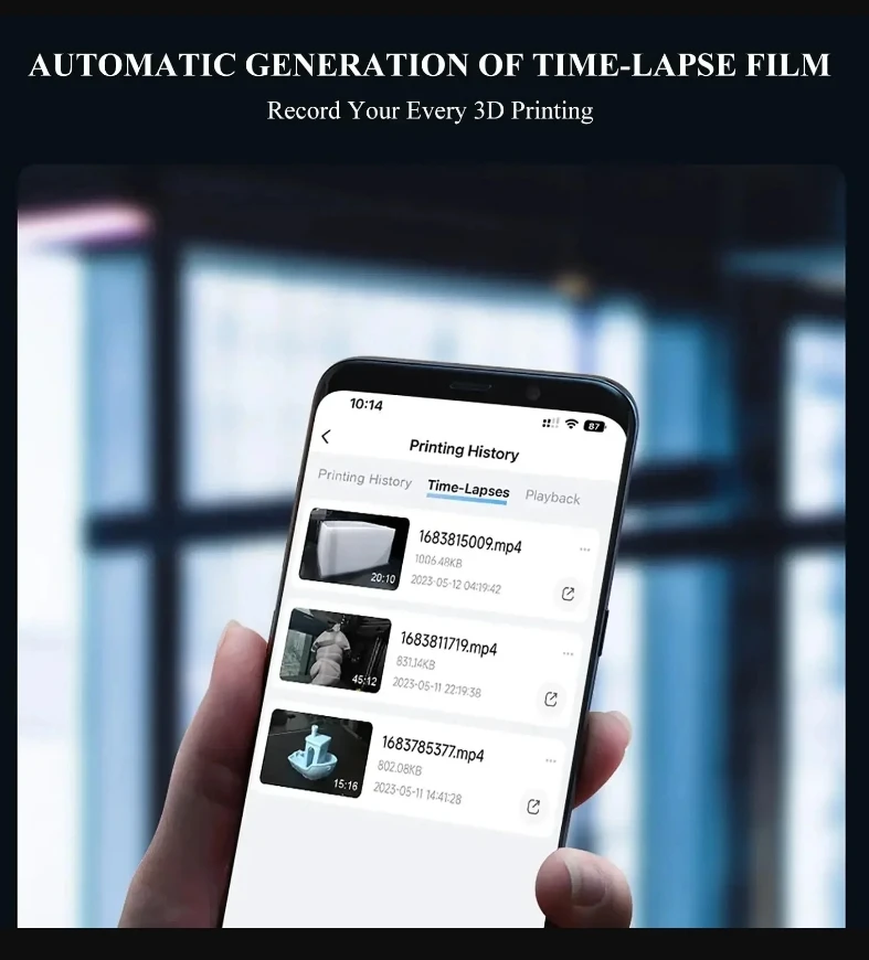 CREALITY AI 카메라 HD 품질 시간 경과 촬영, K1_K1 MAX 3D 프린터 액세서리용 쉬운 설치, K1C/K1/K1 MAX AI 감지