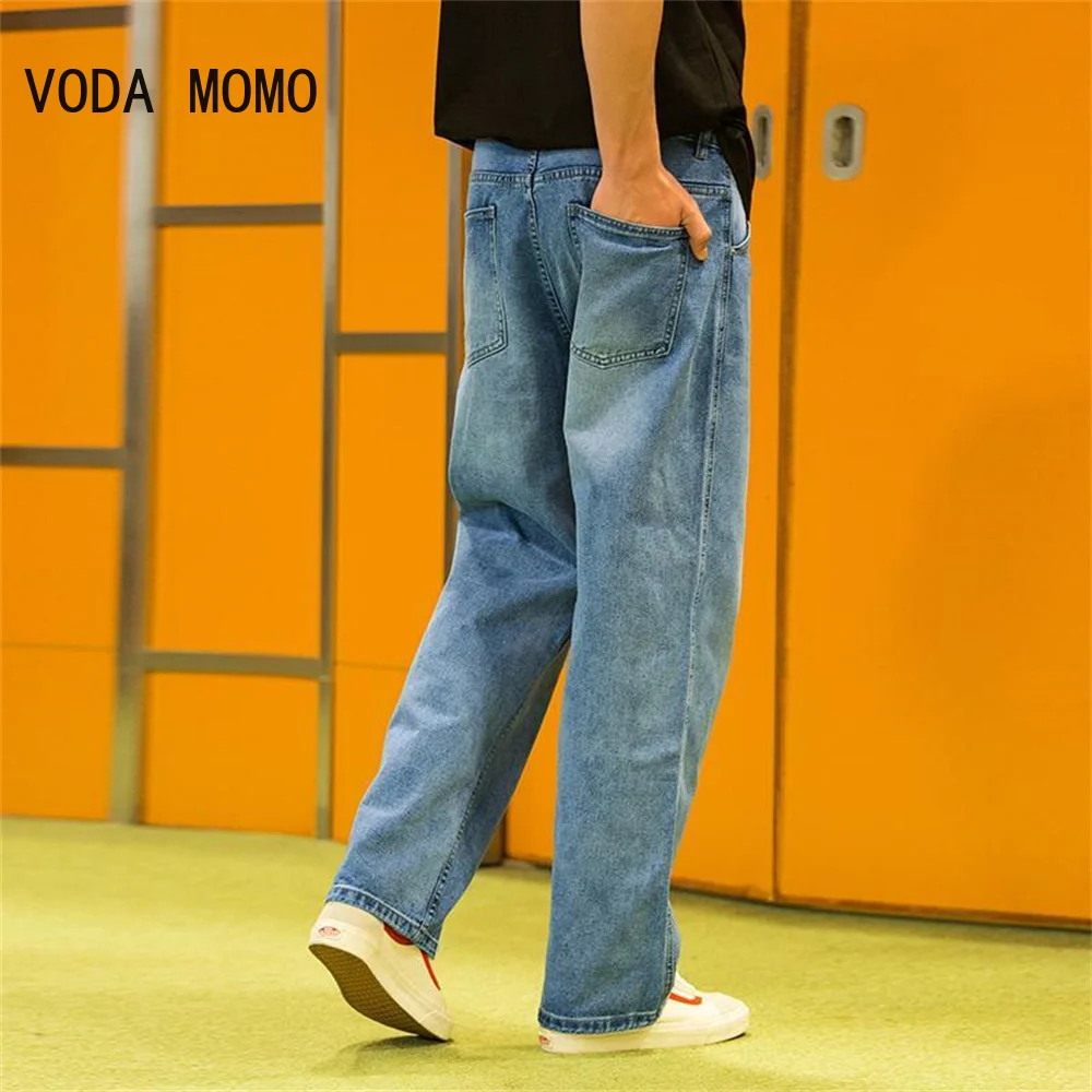 2022 New Men'S Stretch Regular Fit Jeans Business Casual Classic Style Fashion Denim Trousers Male Blue Pants Men Clothing