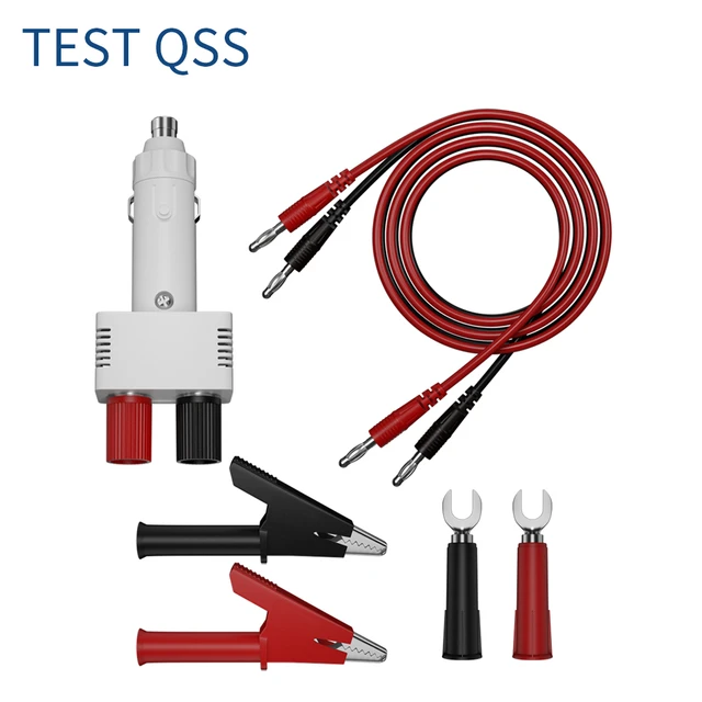 QSS Auto Zigarette Leichter Plug Power Kabel Kit Zigarette Leichter  Splitter Adapter 1 zu 2 Steckdosen Stecker auf Weibliche buchse - AliExpress