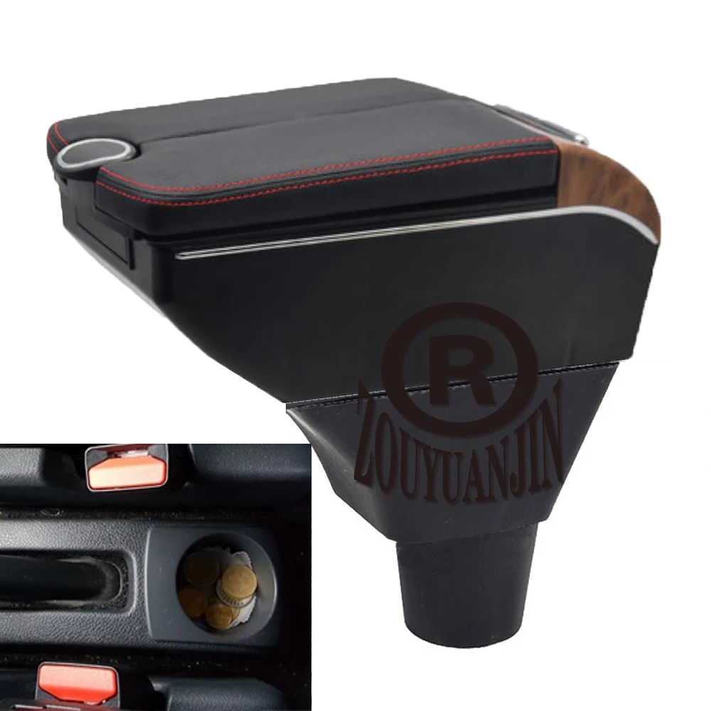 

For Renault Sandero Stepway Armrest Box Center Console Storage Elbow Rest Arm with Phone Charging USB Cup Holder