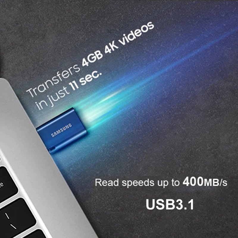 USB Type-C Flash Drive Samsung 64GB-256G Metal Water-proof For Smartphone Tablet Computer