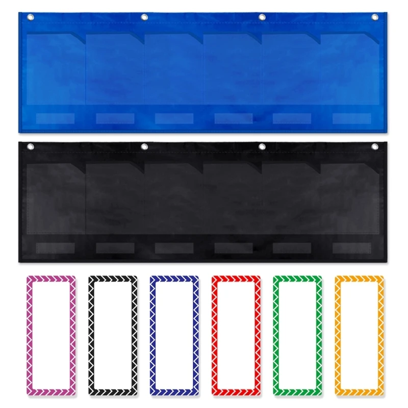 

File Chart Pocket Wall Storage Pocket Chart for Student Homework