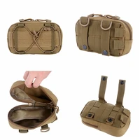 Tactical Molle Horizontal Admin Pouch Compact Utility Edc Tool Gear Gadget Waist Bag Organizer Caming Molle Pouch 2
