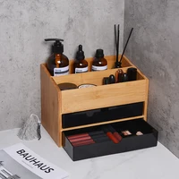 【Zhubai Home】Japanese Desktop Cosmetics Lipstick Jewelry Storage Box Drawer Dressing Table Skin Care Finishing 2