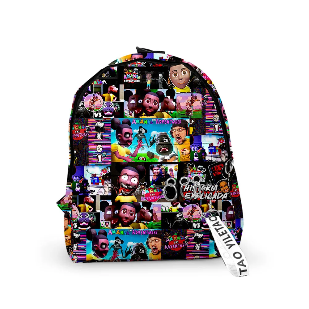 Hot Game Amanda the Adventurer Schoolbag 3D Printed Primary and Middle  School Students Boys Girls Anime Cartoon Backpack - AliExpress