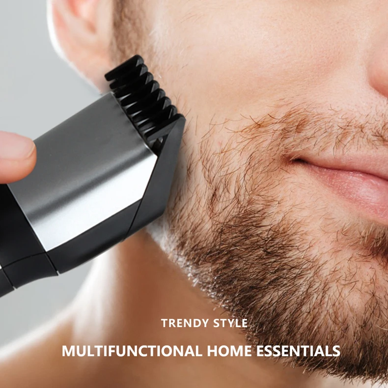 Máquina de Cortar Cabelo Elétrica Bateria Recarregável Men Shaver Cabeça Rinseable Profissional Aparador Barba Usb 24 Online shopping