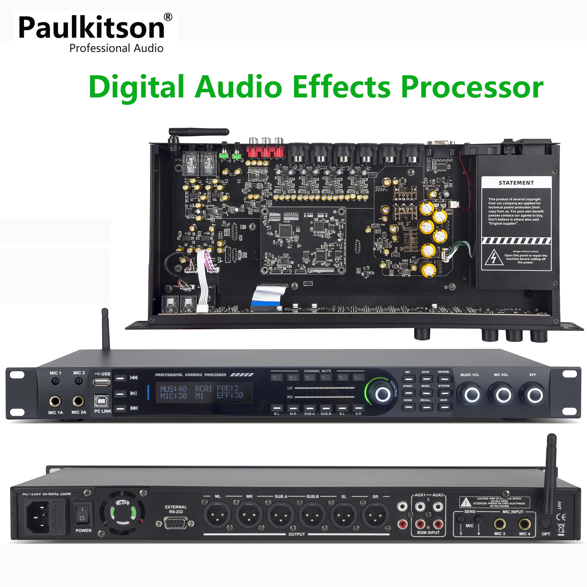 Sound Controller System Equipment Digital Effects Processor Dsp Audio Processor Stage