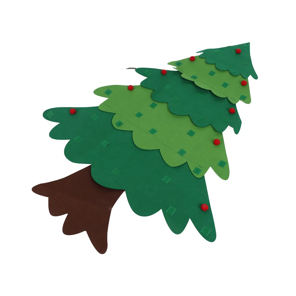 DIY Felt Christmas Tree Christmas Decoration for Home Navidad 2026 New Year Christmas Ornaments Santa Claus Xmas Kids Gifts