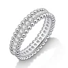 Full Moissanite Ring Dating Couple Promise Rings 925 Sterling Silver D Color VVS1 Diamond Wedding Bands for Women Fine Jewelry