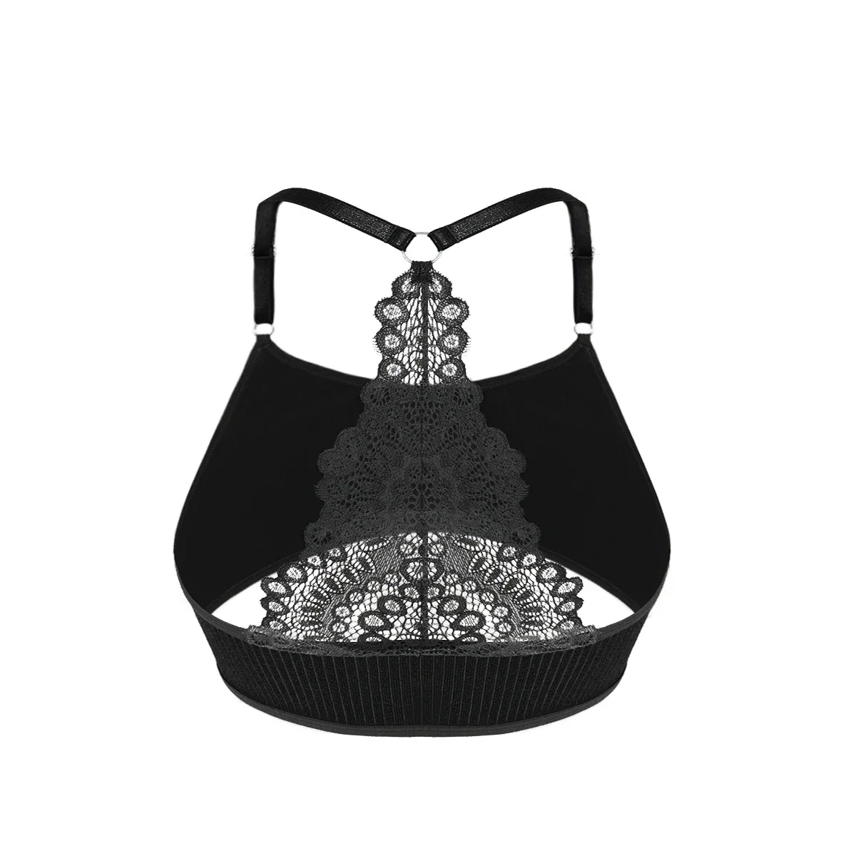 Sexy Women Underwear Backless Ribbed Bras Female Brassiere Breathable Camisole New Fashion Lingerie Solid Wireless Ladies Bras 6
