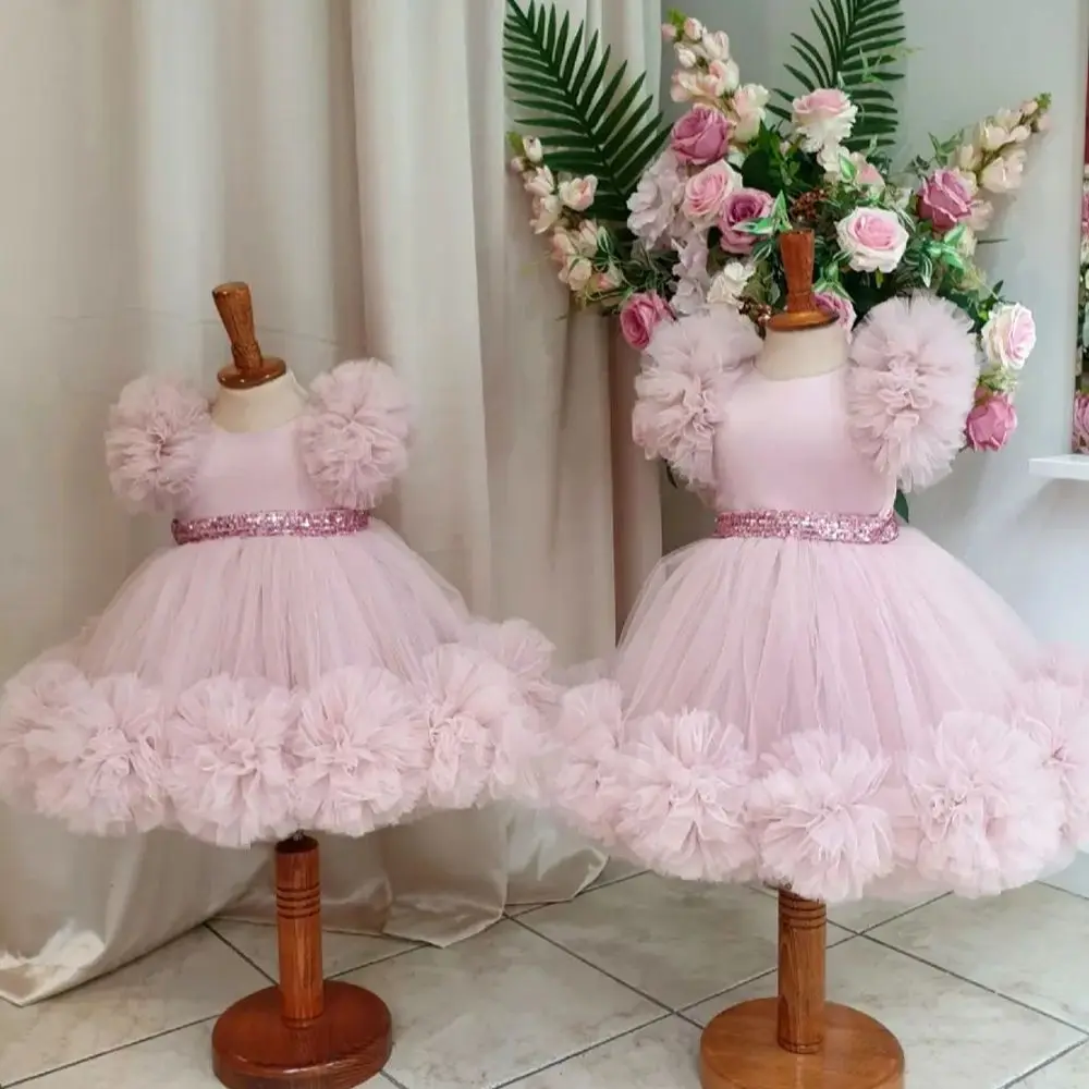 

New Baby Girl Dress Princess Birthday Party Dress Tulle Puffy Skirt Flower Girl Dress First Communion Dress Special Event