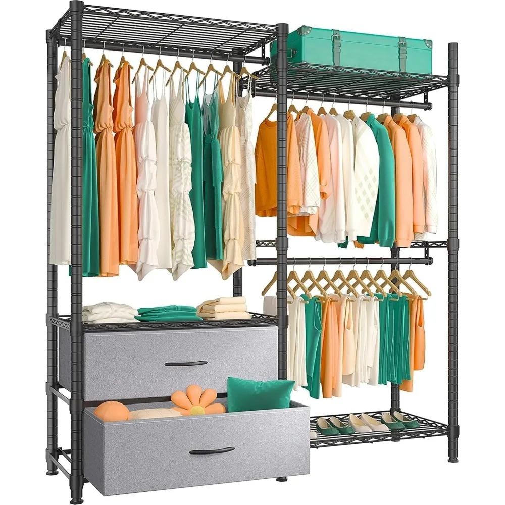Bedroom Clothes Cabinet Portable Wardrobe for Clothes Closet for Room Assembly Multifunctional Furniture Home 1