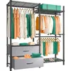 Bedroom Clothes Cabinet Portable Wardrobe for Clothes Closet for Room Assembly Multifunctional Furniture Home 1