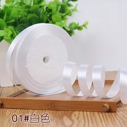 Multi - Color Satin Ribbon Collection - Assorted Widths and Lengths - 50mm Wide (WHITE)