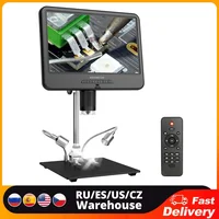Andonstar AD210 Digital Microscope 12 Million Pixels IPS Touching Screen 260X Magnification Soldering Microscope LED Fill Light 1