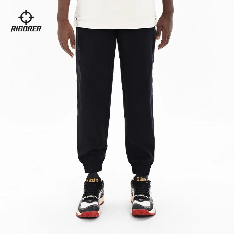 

RIGORER New Woven Trousers Men's Basketball Running Training Sports Trousers Casual Trendy Sweat Pants Warm Comfortable pants