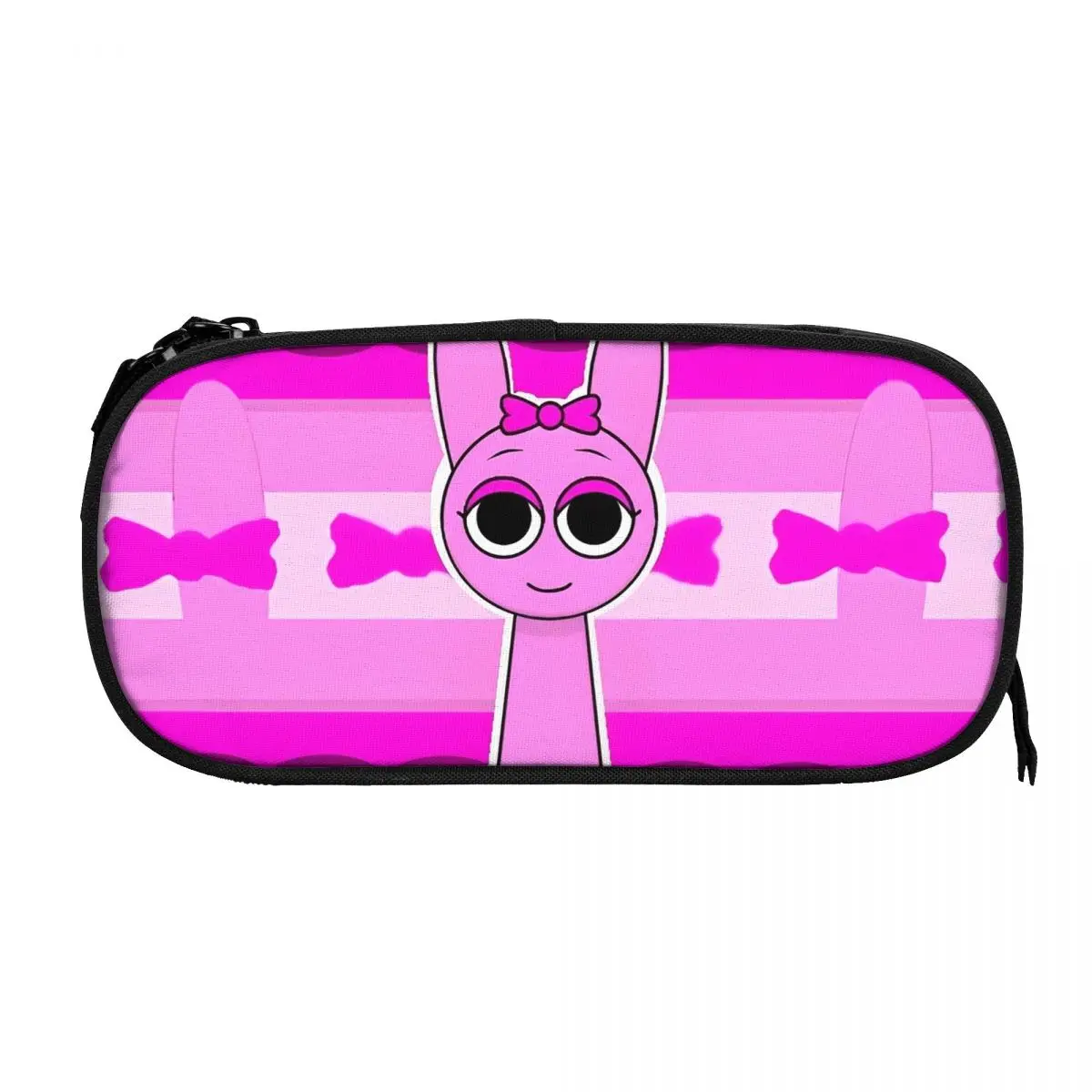 Cartoon Incredibox Sprunki Pencil Case Fashion Pen Bags for Student Big Capacity Office Gift Pencilcases