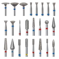 1Pc Diamond Nail Drill Bit Milling Cutter For Cuticle Clean Gel Overflow Removal Manicure Pedicure Tool 1