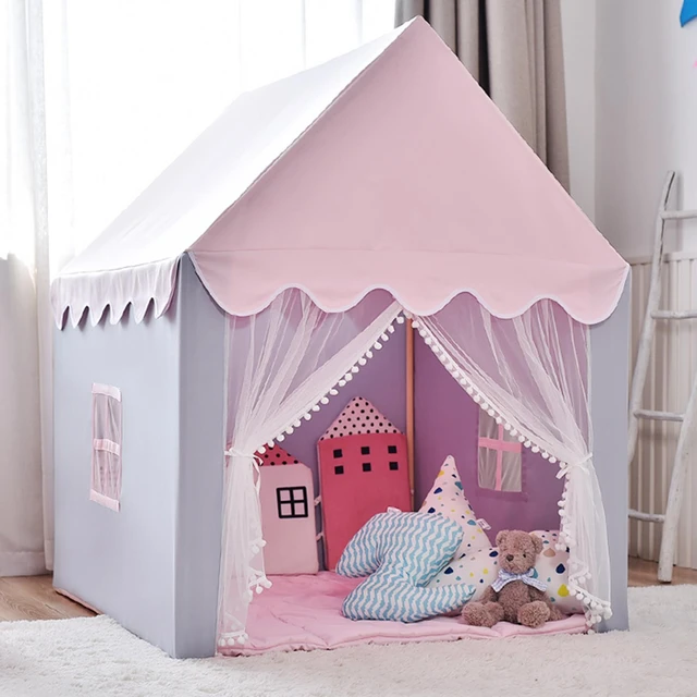 Tenda da gioco per bambini decorazione della stanza dei bambini facile  installazione giocattoli per tende per bambini - AliExpress