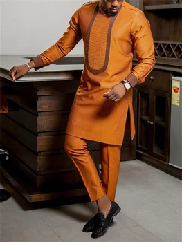 Mustapha Embroidered Dashiki Outfit
