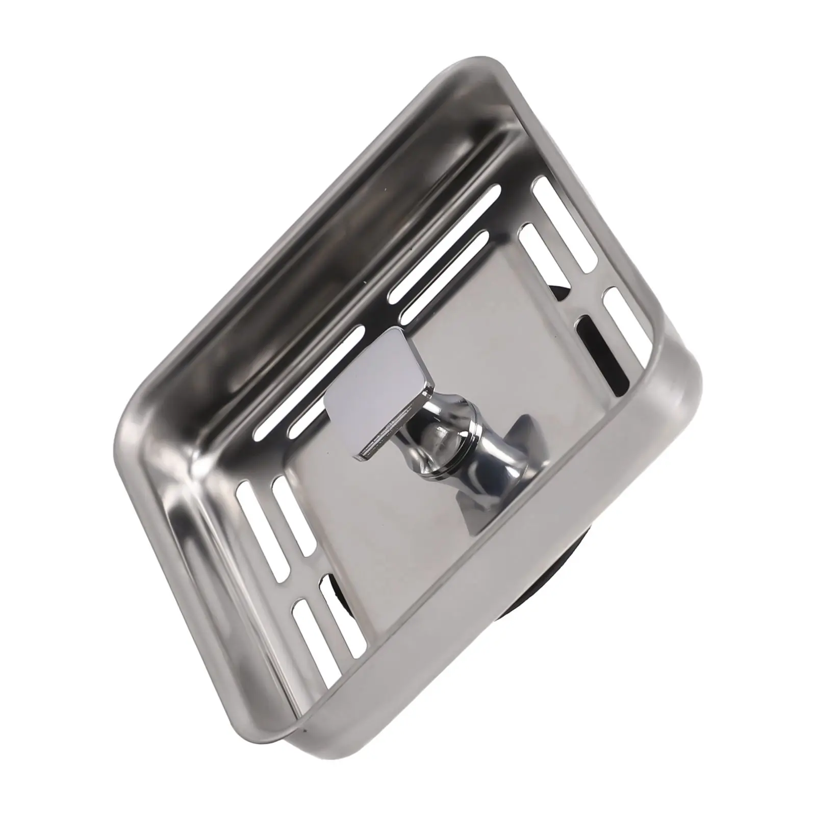 

Stainless Steel Square Stainless Steel Kitchen Sink Strainer Drainer Post Stopper Waste Plug Kitchen Sink Accessories