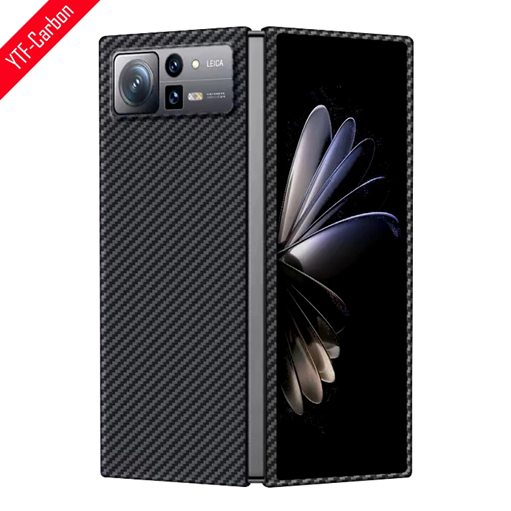 

Чехол YTF из углеродного волокна для телефона Xiaomi MIX Fold 2, ультратонкий ударопрочный жесткий чехол из арамидного волокна MIX Fold 2