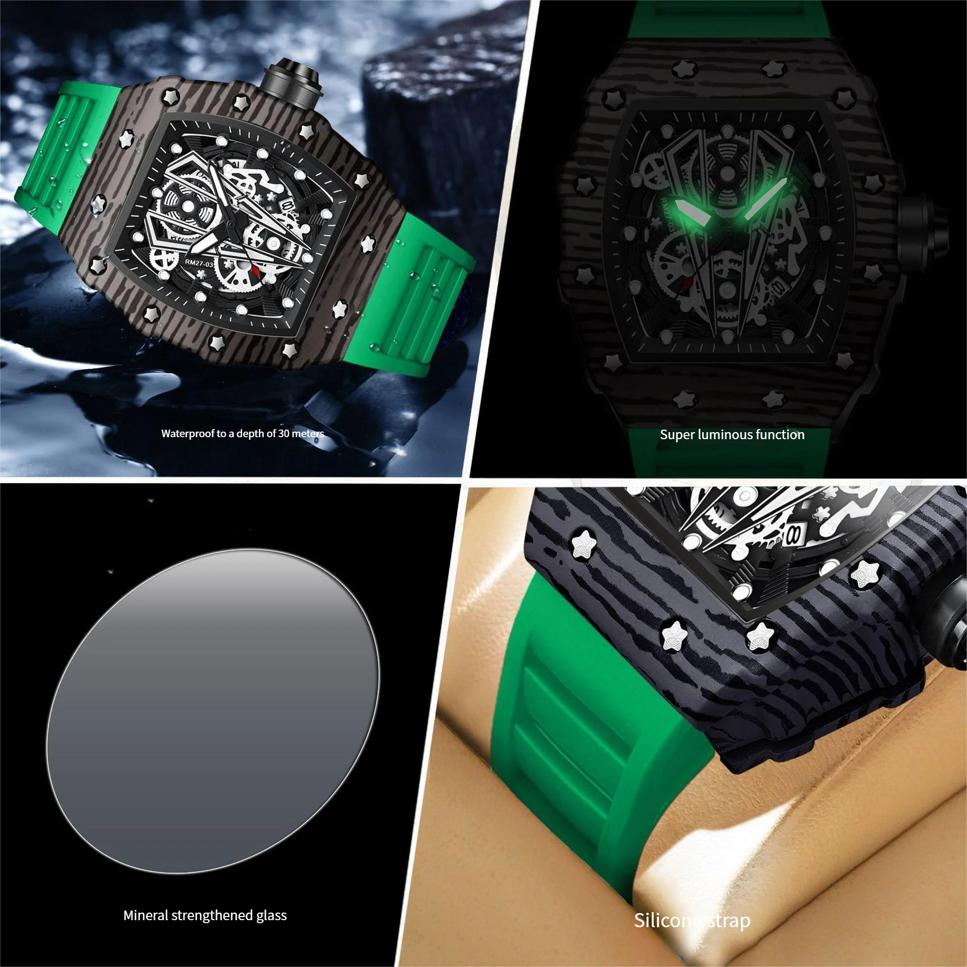 BINBOND 250327 Men's Watch description image 3