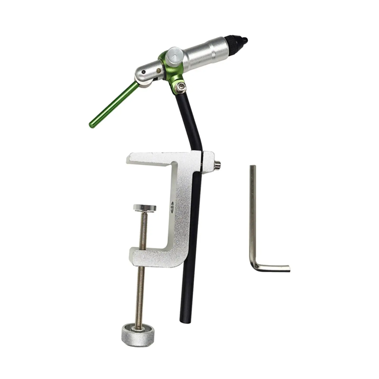 

Аксессуары для завязывания мушек, вращающийся сплав с зажимом для верстака, портативный инструмент для завязывания мушек, инструмент для завязывания мушек, приманки для путешествий на открытом воздухе