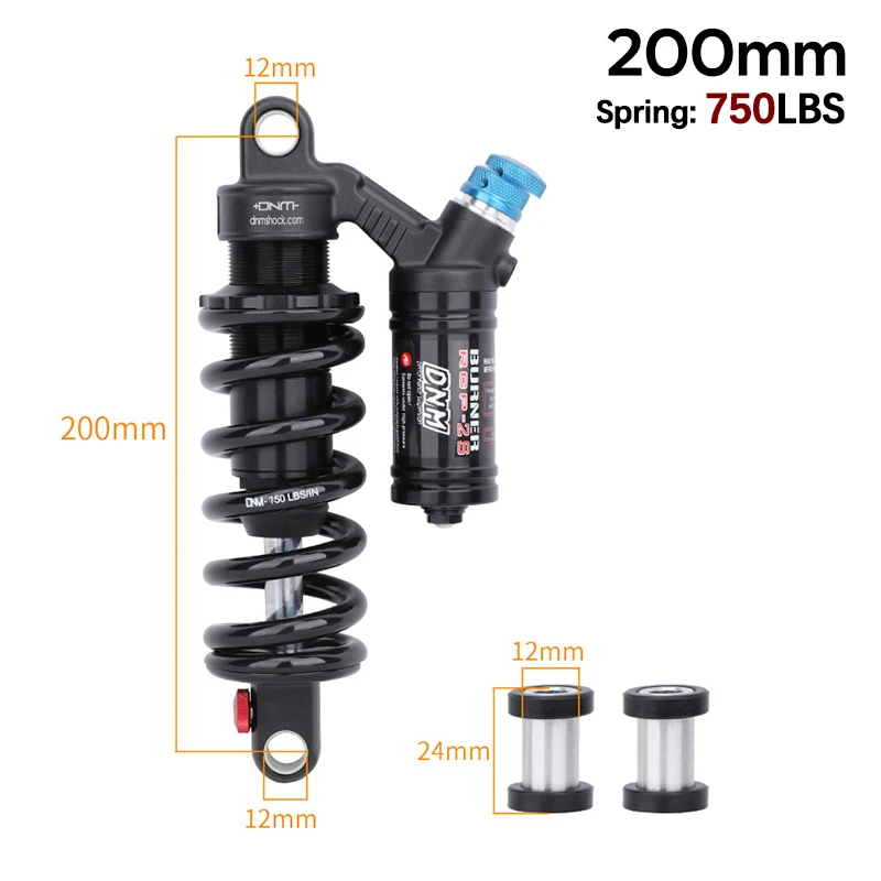 DNM RCP-2S Bicycle Rear Shock Spring Suspension DH Downhill