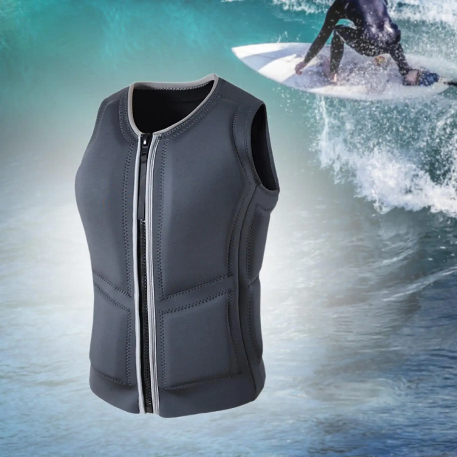 Adult Life Vest Thin Portable Summer Snorkel Vest Life Jacket Zipper Vest for Sailing Kayaking Surfing Drifting Motorboat Adult Life Vest Thin Portable Summer Snorkel Vest Life Jacket Zipper Vest for Sailing Kayaking Surfing Drifting Motorboat