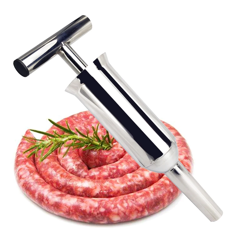 High Capacity Manual Stainless Steel Sausage Stuffer Homemade Sausage