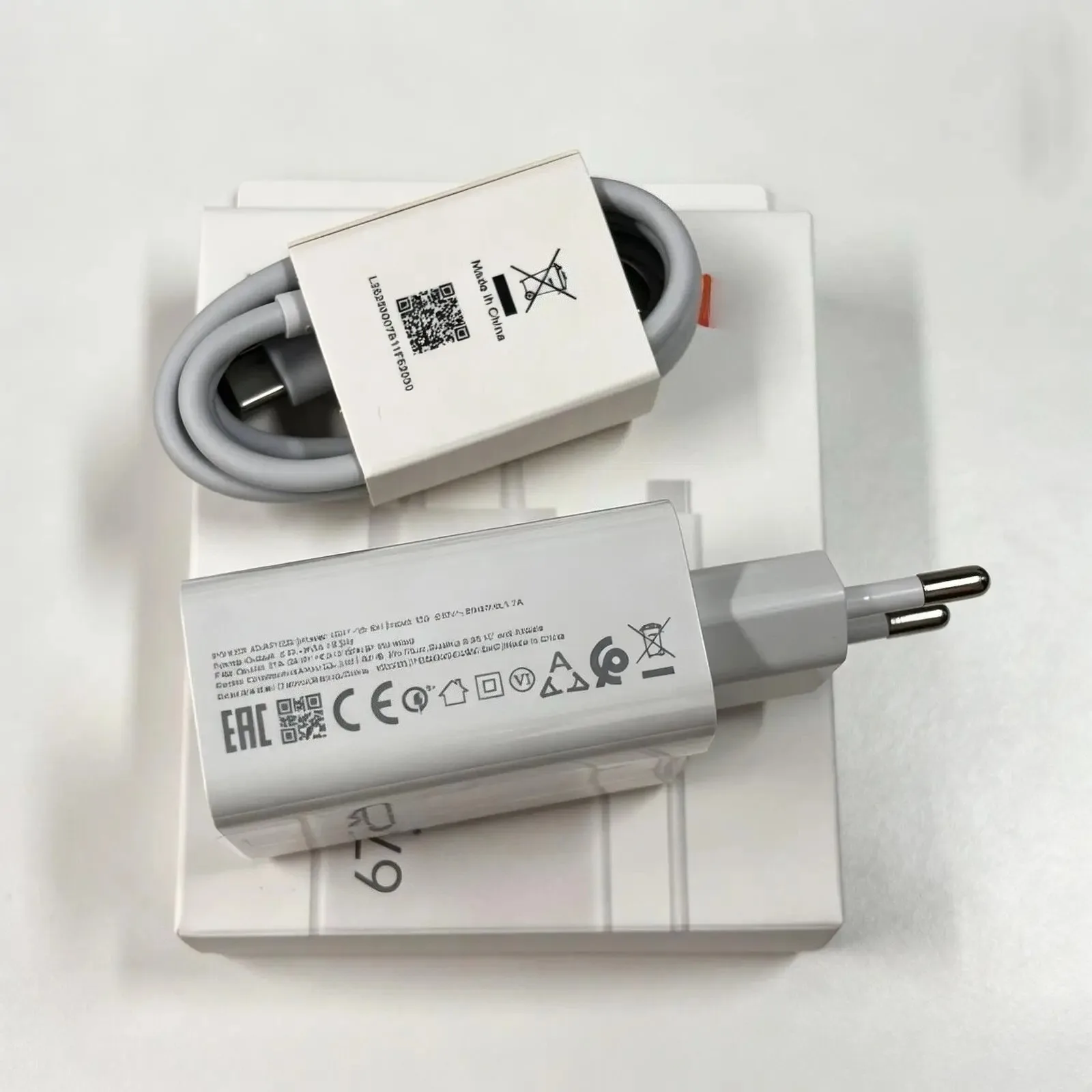 รูปสินค้า อะแดปเตอร์ชาร์จเร็ว Xiaomi 67W USB-C สายยาว 1 เมตร
