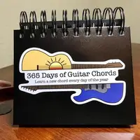 2023 Creative Guitar Chord Calendar With All Basic Chords 365 Days Desk Calendar Guitar Gift For Beginners Students Teachers 2